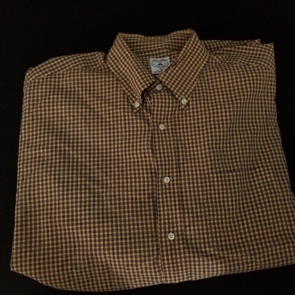 BROOKS BROTHERS Sport Shirt Sz XL 100% Cotton - Picture 7 of 7